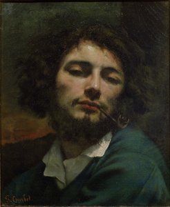 Auto-retrato de Gustave Courbet
