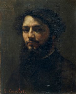 Auto-retrato, c. 1850. de Gustave Courbet