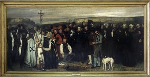 O funeral em Ornans - por Gustave Courbet, Musée d