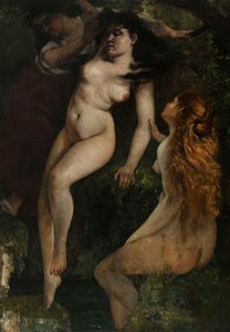 Três banhistas de Gustave Courbet