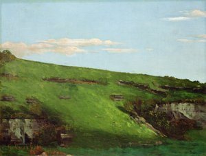 Wiesenhang perto de Ornans, 1862 de Gustave Courbet