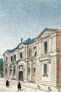 Vista do Hotel Carnavalet, Residência da Marquesa de Sevigne de Gustave Demoulin