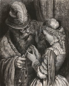 Pássaro azul de Gustave Dore