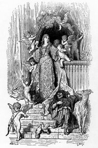Alcina em sua glória de Gustave Dore