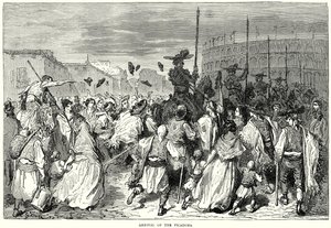 Chegada dos Picadores (gravura) de Gustave Dore