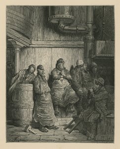 Trabalhadores da cervejaria Barclay Perkins de Gustave Dore