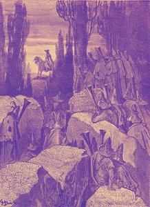 Barão Münchausen: Highwaymen / brigands, de Doré. de Gustave Dore