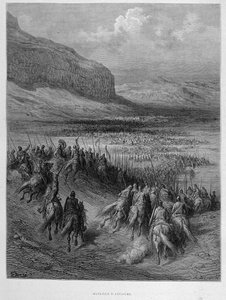 Batalha de Antioquia durante a primeira cruzada de Gustave Doré de Gustave Dore