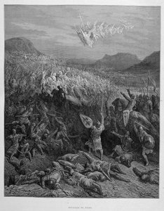 Batalha de Nicéia durante a primeira cruzada de Gustave Doré de Gustave Dore