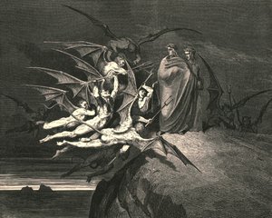 Nenhum de vocês é ultrajante, c1890. de Gustave Dore