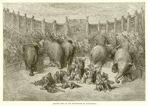 Judeus em cativeiro no Hipódromo de Alexandria de Gustave Dore