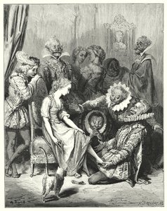 Cinderela (gravura) de Gustave Dore