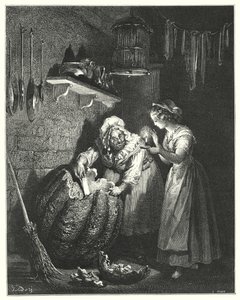 Cinderela (gravura) de Gustave Dore