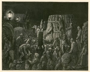 Covent Garden Market, Londres de Gustave Dore
