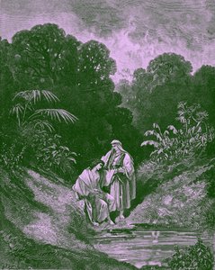 David e Jonathan, de Gustave Doré- Bible de Gustave Dore