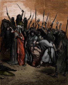 Morte de Agag por Doré - Bíblia de Gustave Dore