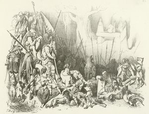 Adoração Druida - Um Sacrifício Humano (gravura)