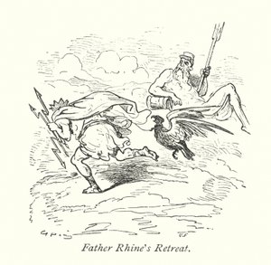 O retiro do Padre Rhine (gravura) de Gustave Dore