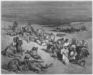 Gustave Dore Bible: O Murrain of Beasts de Gustave Dore