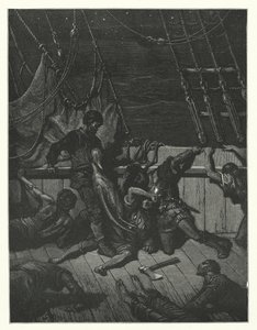 Ilustração de Gustave Dore para a obra de Coleridge Rime of the Ancient Mariner (gravura) de Gustave Dore