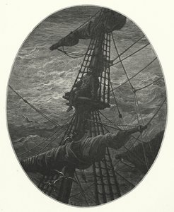 Ilustração de Gustave Dore para a obra de Coleridge Rime of the Ancient Mariner (gravura) de Gustave Dore