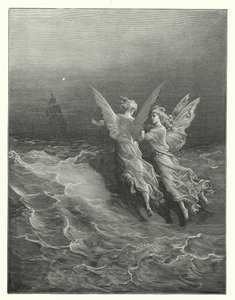 Ilustração de Gustave Dore para a obra de Coleridge Rime of the Ancient Mariner (gravura) de Gustave Dore