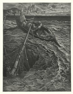 Ilustração de Gustave Dore para a obra de Coleridge Rime of the Ancient Mariner (gravura) de Gustave Dore