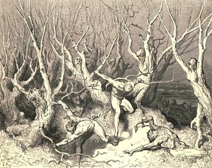 Apresse-se agora, o principal clamou, agora apresse-se a morte !, c1890. de Gustave Dore
