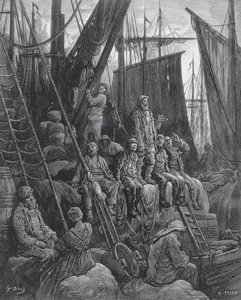 Houndsditch, de "Londres, uma peregrinação", escrito por William Blanchard Jerrold (1826-94), gravado por Heliodore Joseph Pisan (1822-90), pub. 1872 de Gustave Dore