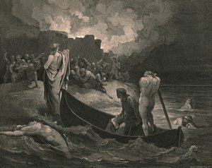Não pude ouvir quais termos ele os ofereceu, c1890. de Gustave Dore