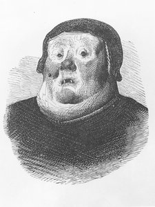 Ilustração do &39;Quart Book of Faults and Heroic Dictations of Bon Pantagruel&39; de François Rabelais, 1552 de Gustave Dore
