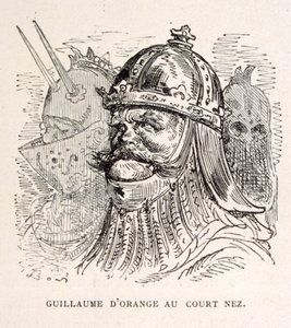 Ilustração do Rei Guilherme de Orange. de La legende de Croque-Mitaine. de Gustave Dore