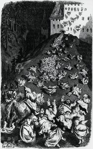 Ilustração para Coletânea de contos humorísticos (Contes drolatiques), de Honore de Balzac (1799-1850) de Gustave Dore