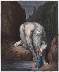 Inferno, Canto 31 : The giant Antaeus de Gustave Dore