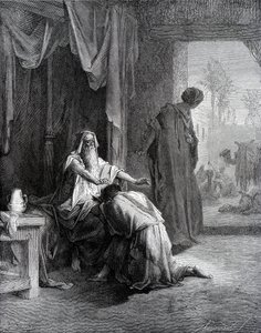 Isaac abençoa Jacob de Gustave Dore
