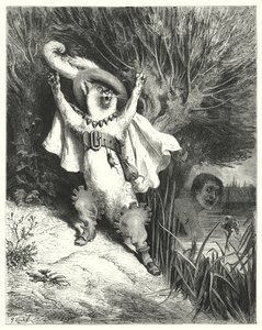 Le Maitre Chat ou le Chat Botte; Puss In Boots (gravura) de Gustave Dore
