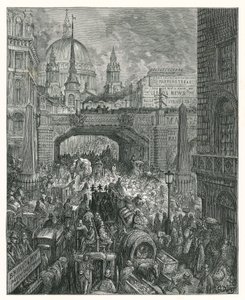 Ludgate Hill (gravura) de Gustave Dore