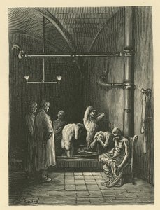 Homens nos banhos da Casa do Refúgio de Gustave Dore