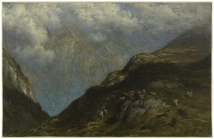 Paisagem de montanha de Gustave Dore