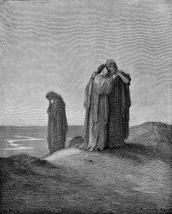 Noemi e as suas filhas de Gustave Dore
