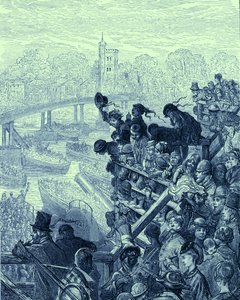 barco de Oxford e Cambridge de Gustave Dore