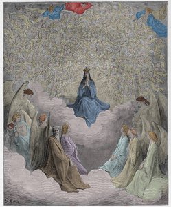 Paradiso, Canto 31: A rainha do céu - de Dante Alighieri de Gustave Dore