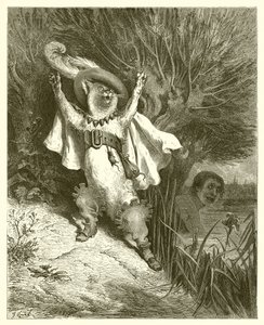 Gato de Botas, c.1868 de Gustave Dore