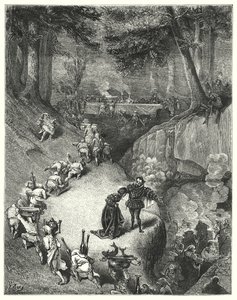 Riquet a La Houppe; Ricky of the Tuft (gravura) de Gustave Dore