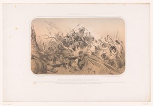 Batalha de Melegnano Bataille de Marignan (Melegnano), 8 de junho de 1859 (título no objeto) campanha italiana (título da série) Afranchissement de l
