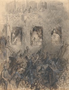 Estudo para um bloco na estrada de Gustave Dore