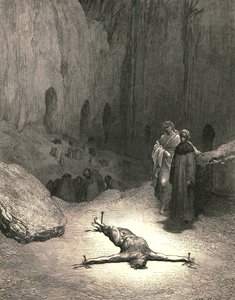 Aquele espírito trespassado ... foi ele quem deu o conselho dos fariseus, c1890. de Gustave Dore