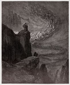 Harpias, ilustração de &39;A Divina Comédia&39; (Inferno) de Dante  Alighieri (1265-1321) Paris, publicada em 1885