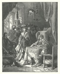 As Fábulas de La Fontaine: O adivinho (gravura) de Gustave Dore