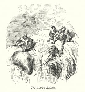 A libertação do gigante (gravura) de Gustave Dore